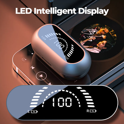 Ear Clip Bone Conduction Headphone Bluetooth-Compatible 5.2 HIFI Wireless Earphone Touch Handsfree Sports Noise Cancelling Headset with Mic