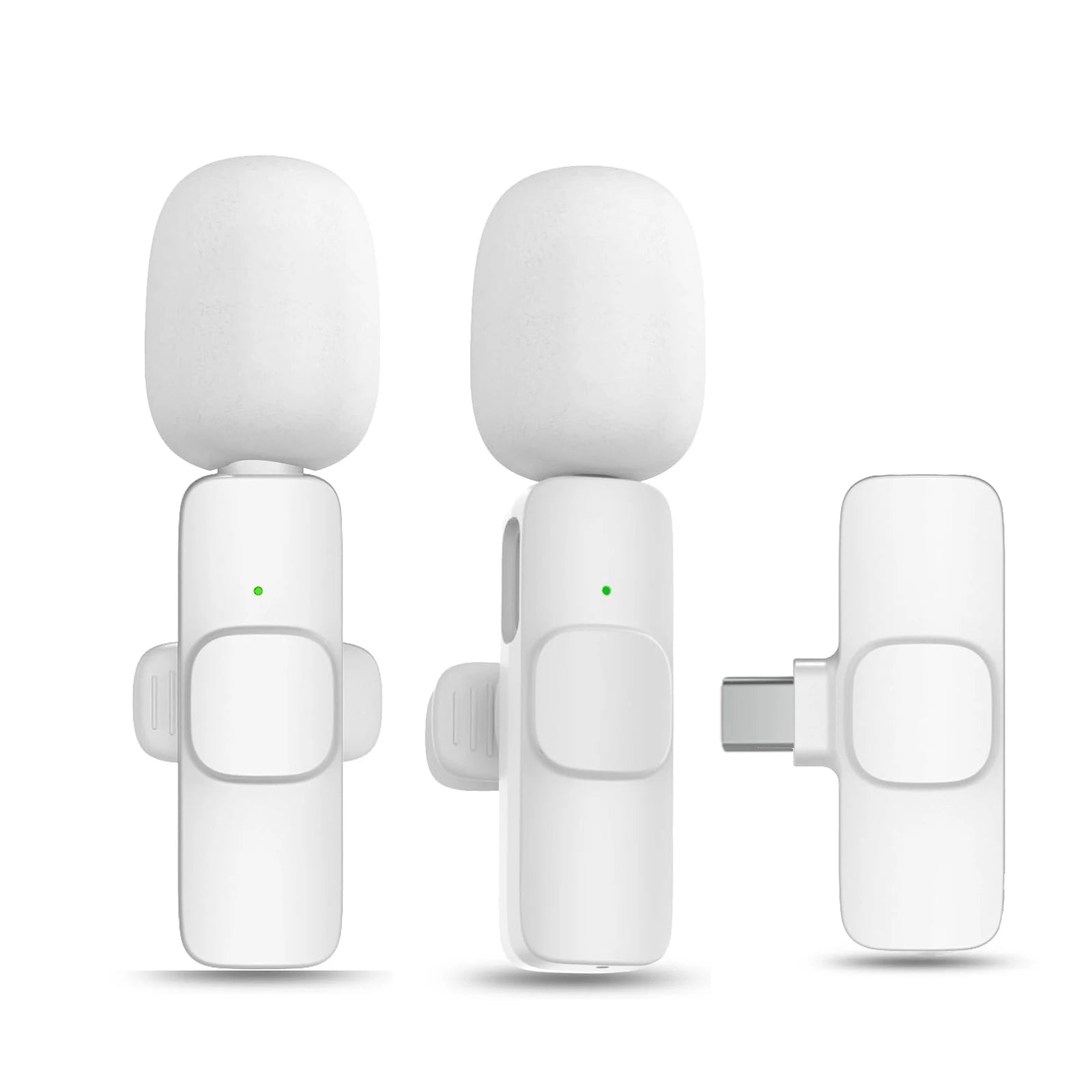 K60 New Wireless Lavalier Microphone Portable Audio Video Recording Mini Mic for Iphone Android Live Broadcast Gaming Phone Mic