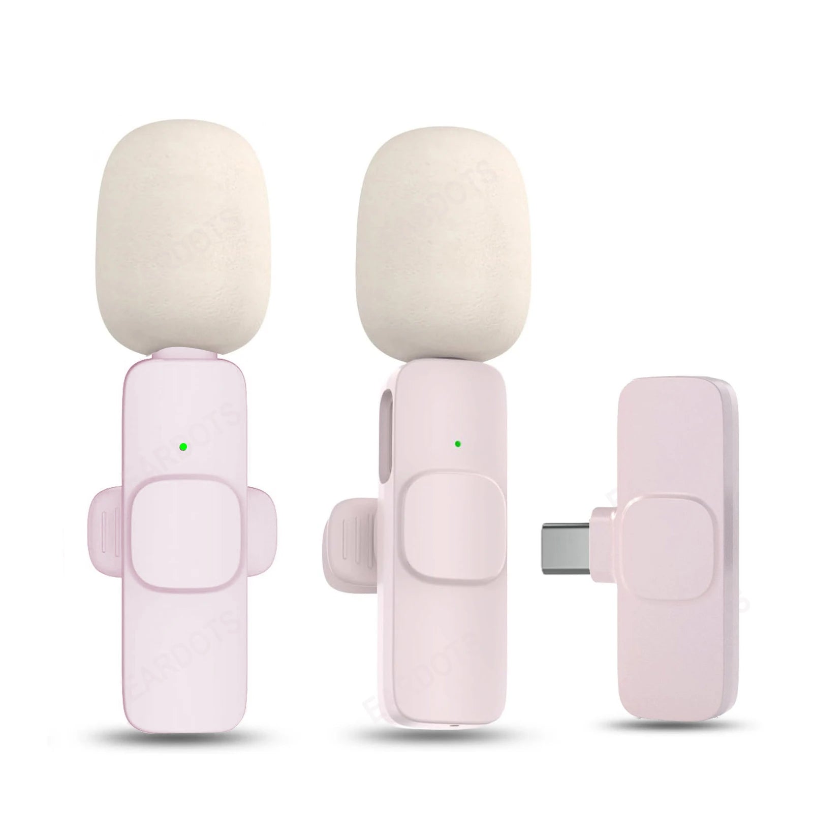 K60 New Wireless Lavalier Microphone Portable Audio Video Recording Mini Mic for Iphone Android Live Broadcast Gaming Phone Mic