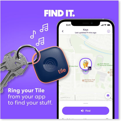 by Life360 Mate - Bluetooth Tracker, Keys Finder and Item Locator for Keys, Bags and More. Phone Finder. Both Ios and Android Compatible. 2-Pack (Black/White)