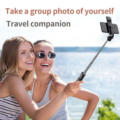 3In1 Bluetooth Wireless Selfie Tripod with Fill Light Shutter Remote Control Portable Foldable Monopod for Iphone Smart Phone